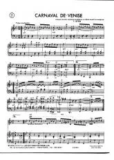 télécharger la partition d'accordéon Carnaval de Venise (Valse) au format PDF