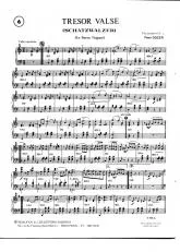 télécharger la partition d'accordéon Trésor Valse (Schatzwalzer) (Le baron Tzigane) (Valse Viennoise) au format PDF
