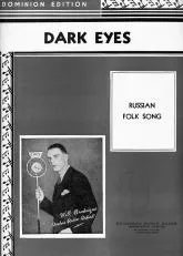 télécharger la partition d'accordéon Dark Eyes (Les yeux noirs) au format PDF