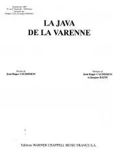 télécharger la partition d'accordéon La java de la Varenne au format PDF