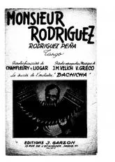 télécharger la partition d'accordéon Monsieur Rodriguez (Rodriguez Peña) (Tango) au format PDF