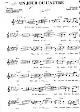 télécharger la partition d'accordéon Un jour ou l'autre (Chant : Isabelle Boulay) au format PDF