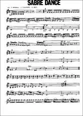 télécharger la partition d'accordéon Sabre Dance au format PDF