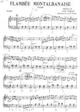 télécharger la partition d'accordéon Flambée Montalbanaise (Arrangement : Martin Cayla) (Valse) au format PDF