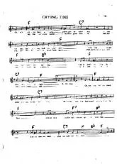 télécharger la partition d'accordéon Crying Time au format PDF
