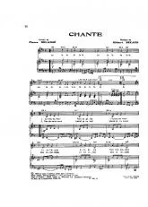 télécharger la partition d'accordéon Chante au format PDF