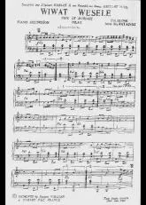télécharger la partition d'accordéon Wiwat Wesele (Vive le mariage) (Polka) au format PDF
