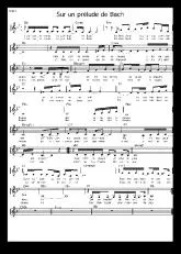 télécharger la partition d'accordéon Sur un prélude de Bach au format PDF