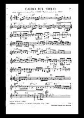 télécharger la partition d'accordéon Caido Del Cielo (Tango) au format PDF