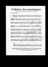 télécharger la partition d'accordéon Folklore des Montagnes (Valse Bourrée) au format PDF