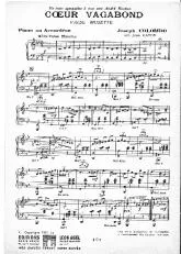 télécharger la partition d'accordéon Cœur Vagabond (Arrangement : Jean Davon) (Valse Musette) au format PDF