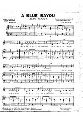 télécharger la partition d'accordéon A blue bayou (Blue Bayou) au format PDF