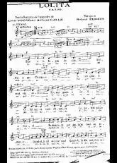 télécharger la partition d'accordéon Lolita (Valse Chantée) au format PDF