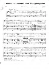 télécharger la partition d'accordéon Mon homme est un guignol (Chant : Colette Renard) au format PDF