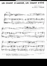 télécharger la partition d'accordéon Un chant d'amour un chant d'été au format PDF