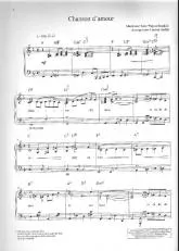 télécharger la partition d'accordéon Chanson d'amour (Arrangement : Carsten Gerlitz) au format PDF