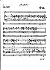 télécharger la partition d'accordéon Chariot (Chant : Petula Clark) au format PDF