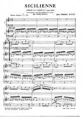 télécharger la partition d'accordéon Sicilienne (Arrangement Freddy Balta) (Pour 2 accordéons de concert) au format PDF