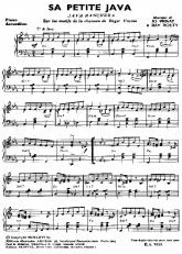 télécharger la partition d'accordéon Sa petite java (Sur les motifs de la chanson de Roger Vaysse) au format PDF