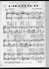 télécharger la partition d'accordéon Chamaco (Du Film : Le clochard milliardaire) (Tango Mexicain) au format PDF