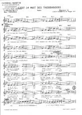télécharger la partition d'accordéon C'est la nuit des troubadours (Valse) au format PDF