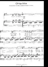 télécharger la partition d'accordéon Chiquitita (Chant : Abba) au format PDF