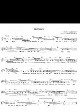 télécharger la partition d'accordéon Blue Moon (Glenn Miller) au format PDF