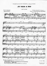 télécharger la partition d'accordéon Je vais à Rio (I go to Rio) (Chant : Claude François) au format PDF
