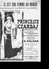 télécharger la partition d'accordéon Il est une femme du monde (Mil luceros en el cielo) (De l'opérette : Princesse Czardas) au format PDF