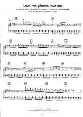 télécharger la partition d'accordéon Love me Please love me au format PDF