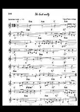 télécharger la partition d'accordéon La dernière valse (The last waltz) au format PDF