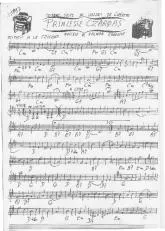 télécharger la partition d'accordéon Princesse Czardas (Manuscrite) au format PDF