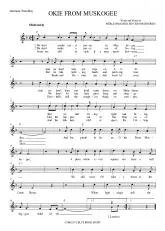 télécharger la partition d'accordéon Okie From Muskogee au format PDF