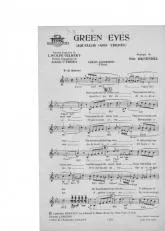 télécharger la partition d'accordéon Green eyes (Aquellos ojos verdes) (Boléro) au format PDF