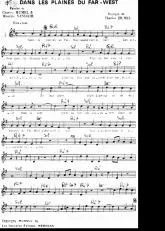 télécharger la partition d'accordéon Dans les plaines du Far West (Fox Trot) au format PDF