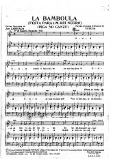 télécharger la partition d'accordéon La Bamboula (Festa Para Um Rei Negro) (Pego No Ganze) (Samba) au format PDF