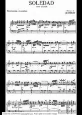 télécharger la partition d'accordéon Soledad (Paso Doble) au format PDF