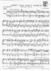 télécharger la partition d'accordéon Army and Navy March au format PDF