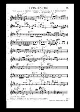 télécharger la partition d'accordéon Confesion (Confession) (Tango) au format PDF