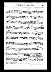 télécharger la partition d'accordéon Tomo Y Obligo (Tango) au format PDF