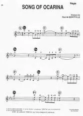 télécharger la partition d'accordéon Song of ocarina au format PDF