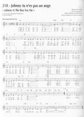 télécharger la partition d'accordéon Johnny tu n'es pas un ange (Johnny is the boy for me) au format PDF