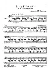 télécharger la partition d'accordéon Suite Espagnole (Piano) au format PDF