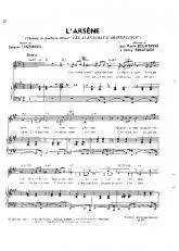 télécharger la partition d'accordéon L'arsène (Du feuilleton télévisé : Les aventures d'Arsène Lupin) (Chant : Jacques Dutronc) au format PDF