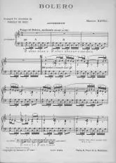 télécharger la partition d'accordéon Boléro de Ravel (Arrangement : Harold de Bozi) au format PDF
