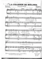 télécharger la partition d'accordéon La chanson de Mélissa (Du film : Bilitis) au format PDF