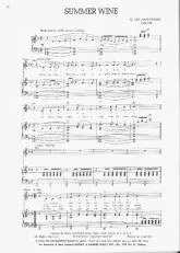 télécharger la partition d'accordéon Summer Wine au format PDF
