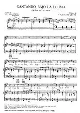 télécharger la partition d'accordéon Singin' In The Rain (Cantando Bajo La Lluvia) au format PDF