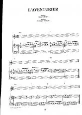 télécharger la partition d'accordéon L'aventurier (Chant : Indochine) au format PDF