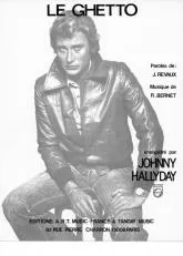 télécharger la partition d'accordéon Le Ghetto (Chant : Johnny Hallyday) au format PDF